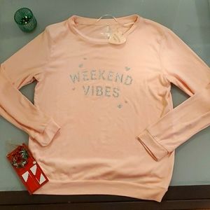 Weekend Vibes soft womens sweater